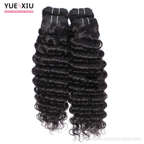 raw cambodian hair deep wave hair bundles with lace frontals human cambodian hair extension vendors